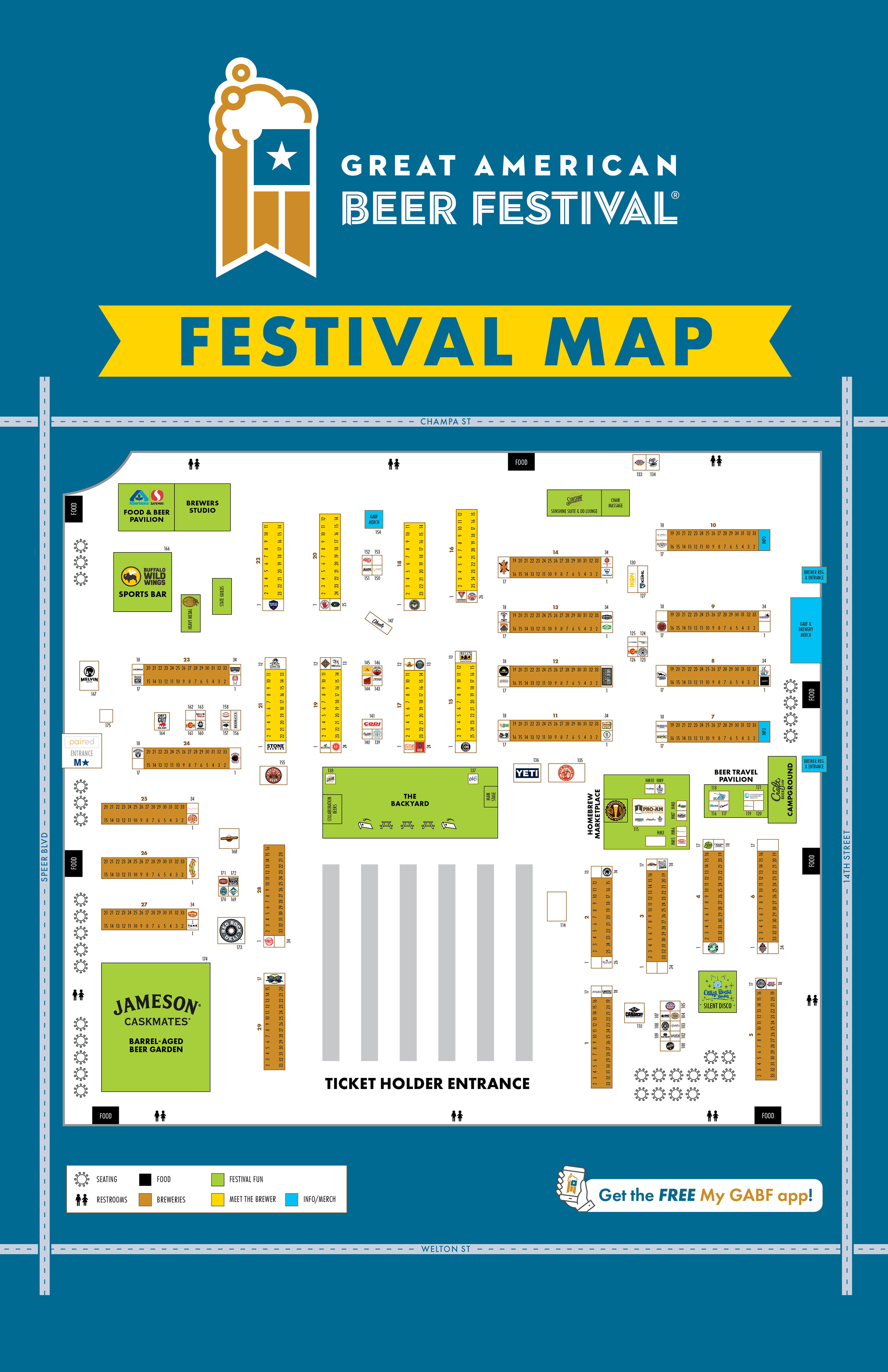 Festival Map Great American Beer Festival